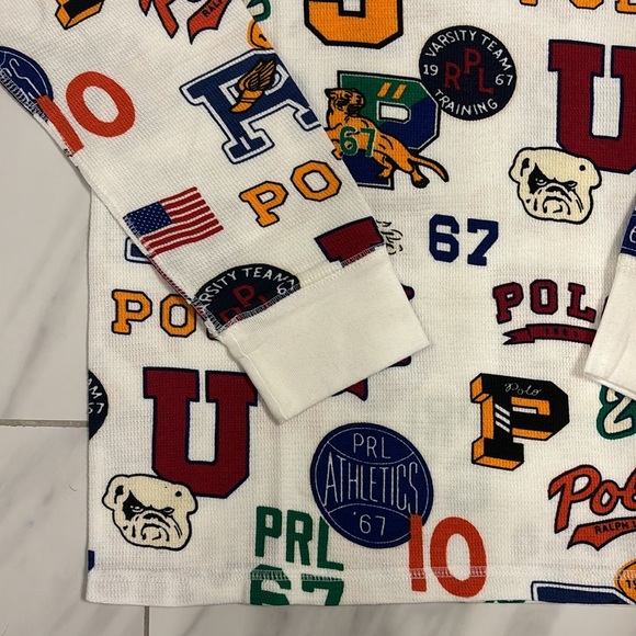 Men’s Polo Ralph Lauren Thermal Sleepwear Long Sleeve T-Shirt - Picture 2 of 5